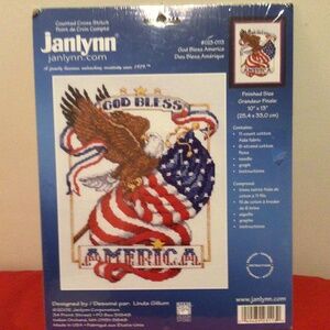 God Bless America Janlynn Counted Cross Stitch